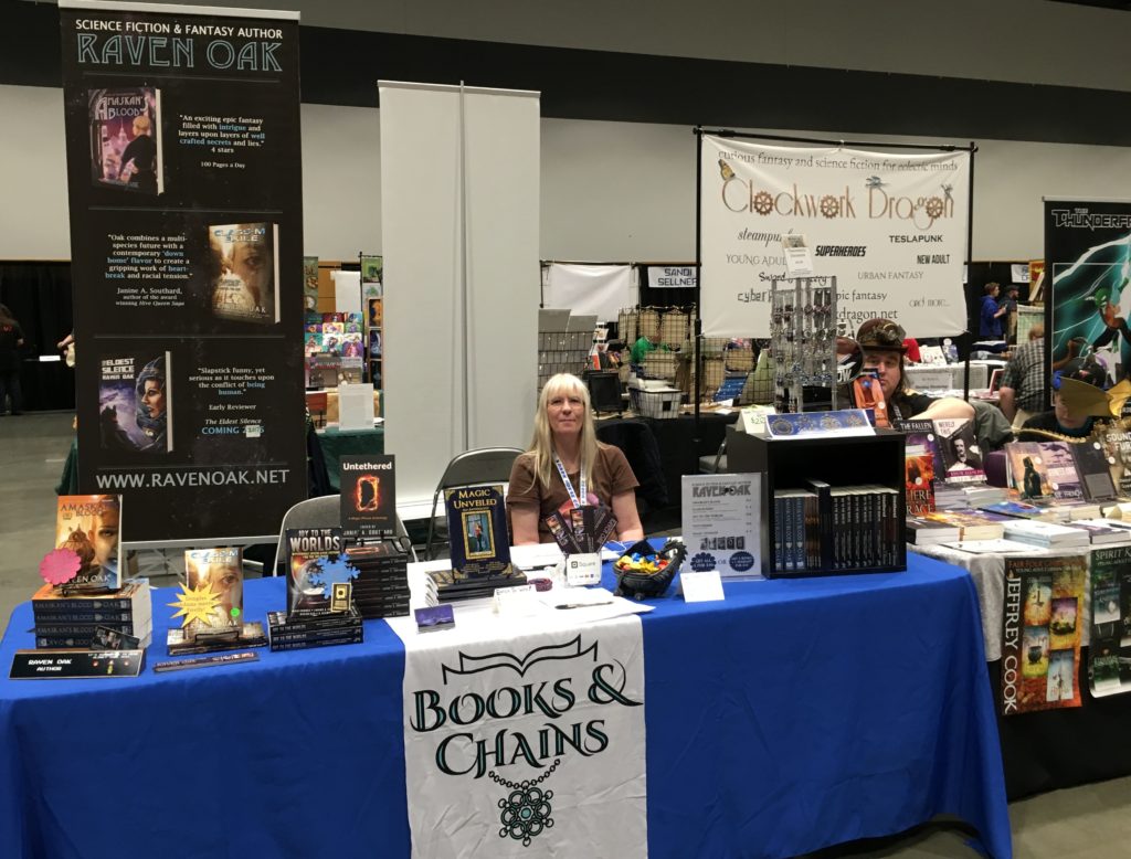 Books and Chains booth