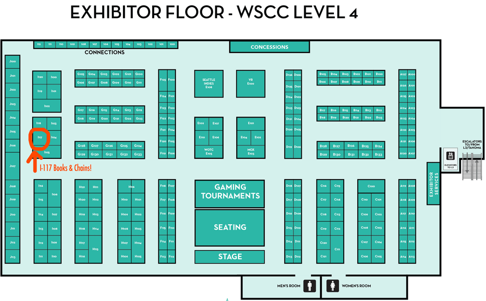 GeekGirlCon Map